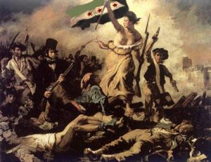la libertà guida il popolo siriano