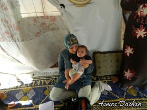 Neonati nei campi profughi