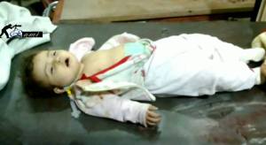 Ibtissam un anno e pochi mesi uccisa dall'assedio a Damasco 25 dicembre 2013