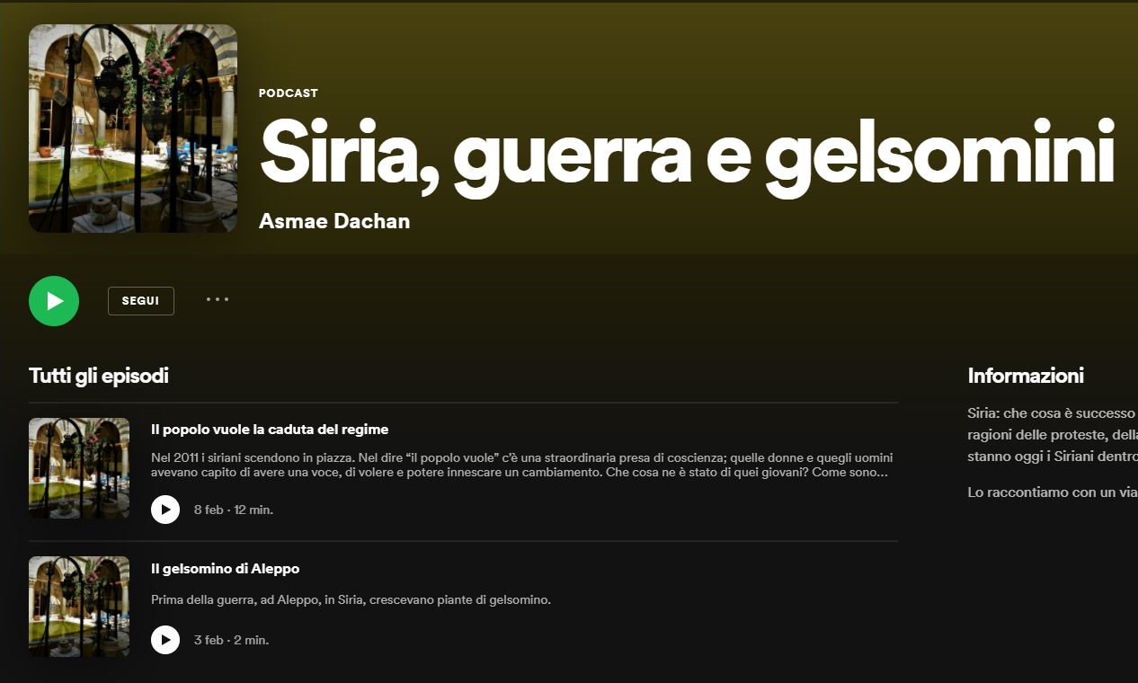 Podcast su Spotify